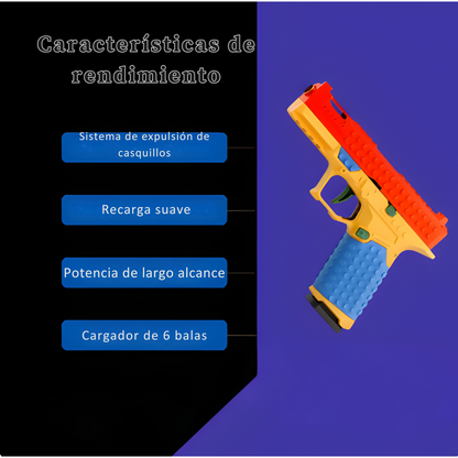 Pistola BlockFire™ – Pistola de juguete estilo bloques